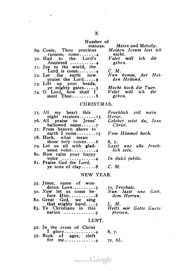 Church Hymnal for Lutheran Services page xiv