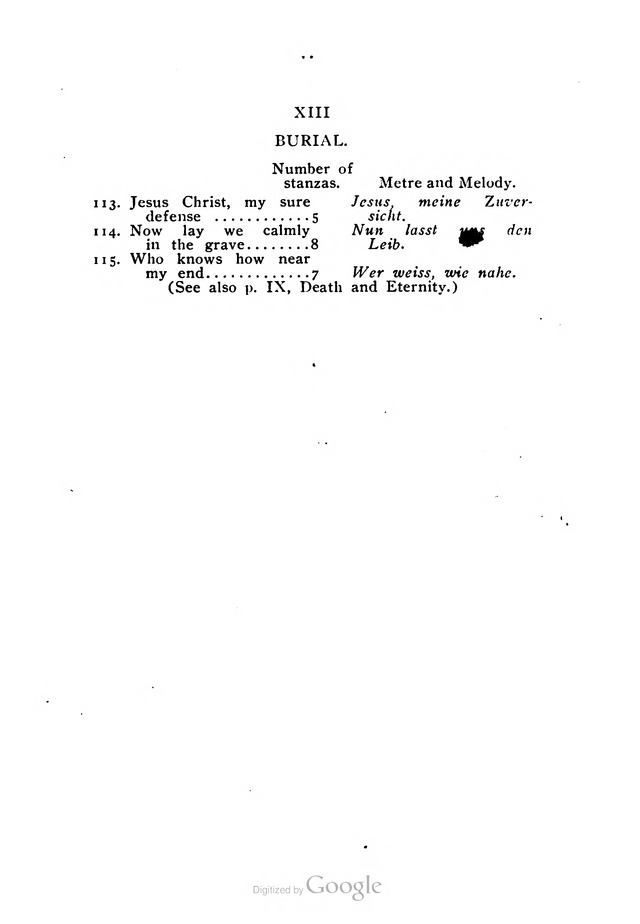 Church Hymnal for Lutheran Services page xvii