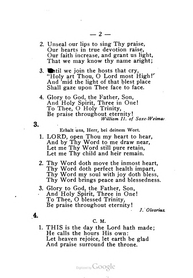 Church Hymnal for Lutheran Services page xx