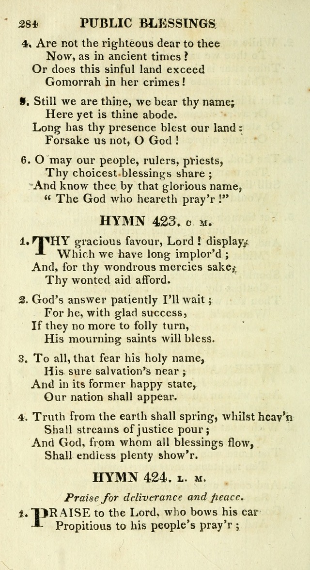 A Collection of Hymns and a Liturgy for the Use of Evangelical Lutheran Churches: to which are added prayers for families and individuals page 284