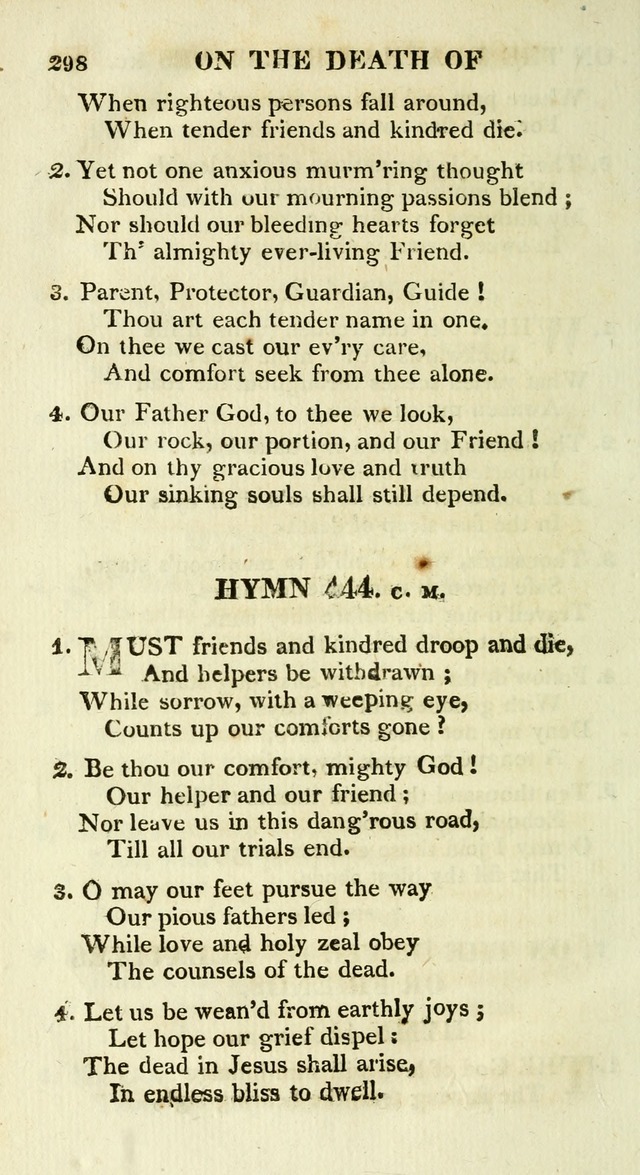 A Collection of Hymns and a Liturgy for the Use of Evangelical Lutheran Churches: to which are added prayers for families and individuals page 298
