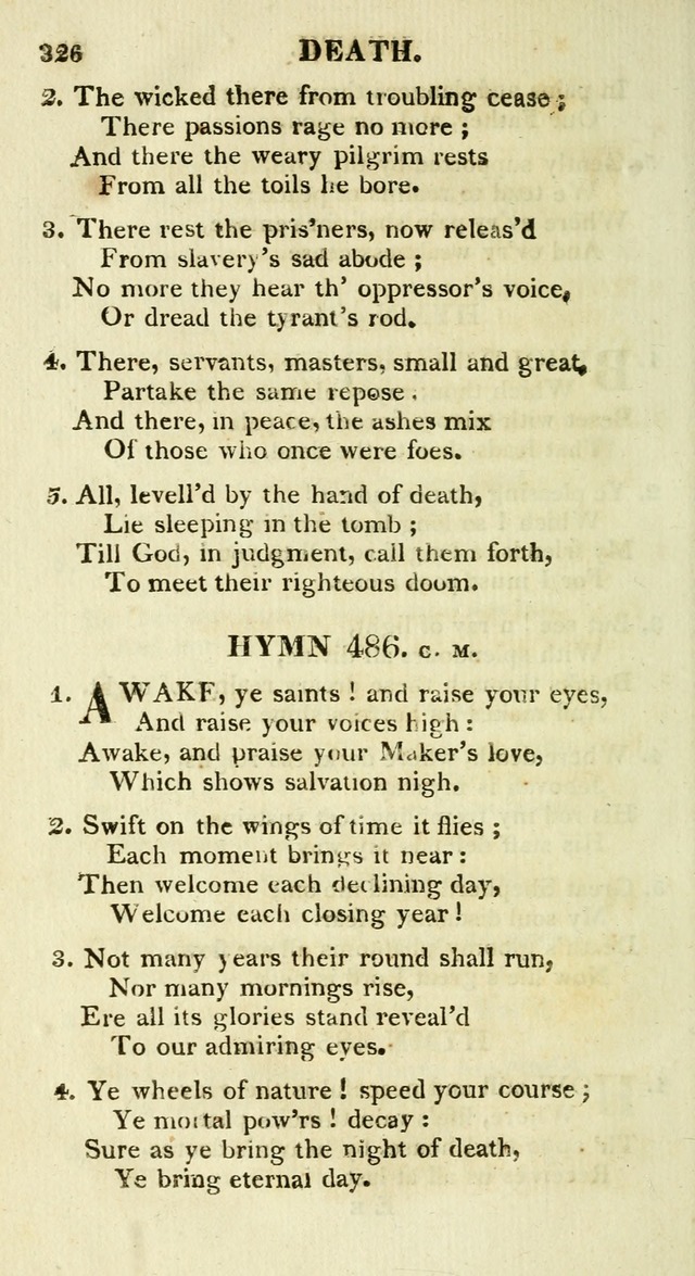 A Collection of Hymns and a Liturgy for the Use of Evangelical Lutheran Churches: to which are added prayers for families and individuals page 326