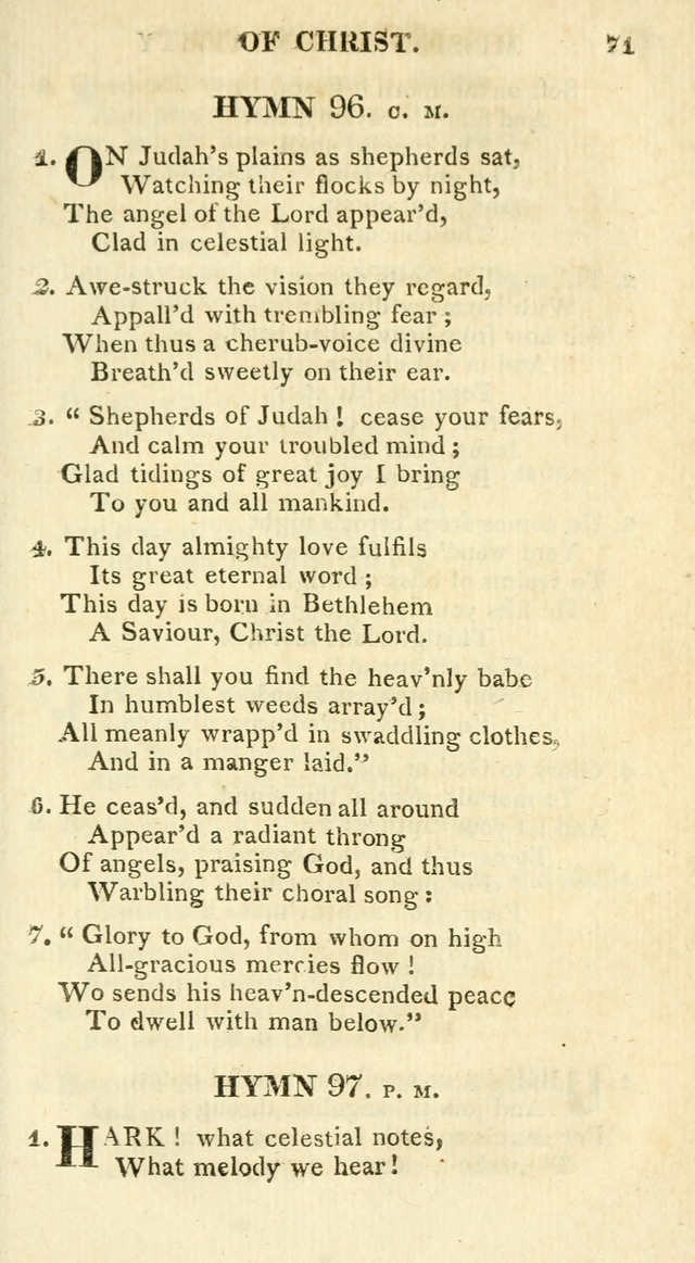A Collection of Hymns and a Liturgy for the Use of Evangelical Lutheran Churches: to which are added prayers for families and individuals page 71