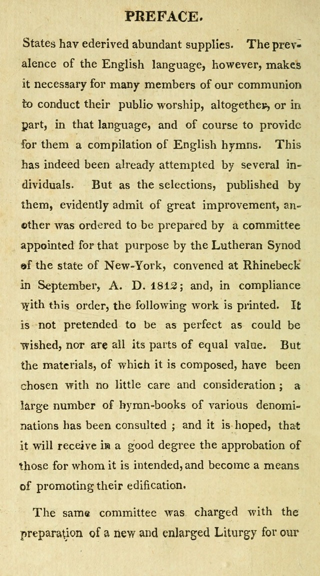 A Collection of Hymns and a Liturgy for the Use of Evangelical Lutheran Churches: to which are added prayers for families and individuals page xii