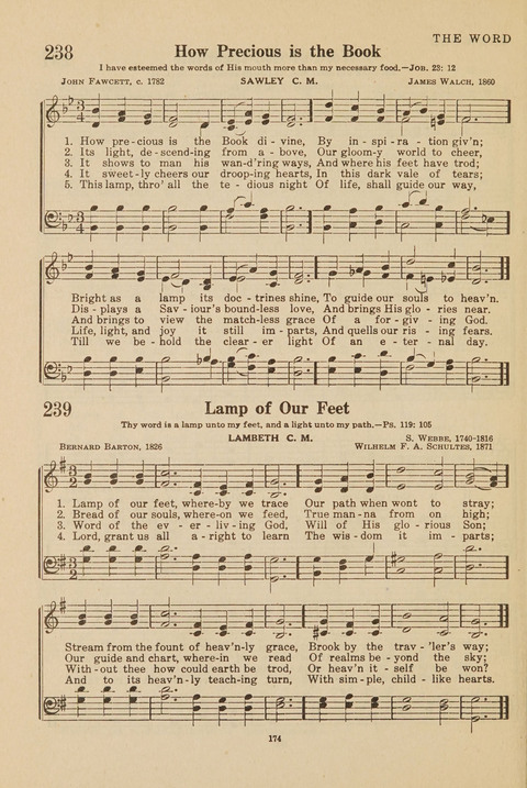 Church Hymnal, Mennonite: a collection of hymns and sacred songs suitable for use in public worship, worship in the home, and all general occasions (1st ed. ) [with Deutscher Anhang] page 174
