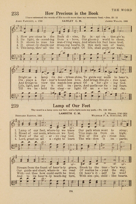 Church Hymnal, Mennonite: a collection of hymns and sacred songs suitable for use in public worship, worship in the home, and all general occasions (1st ed. ) [with Deutscher Anhang] page 174