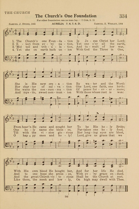Church Hymnal, Mennonite: a collection of hymns and sacred songs suitable for use in public worship, worship in the home, and all general occasions (1st ed. ) [with Deutscher Anhang] page 245