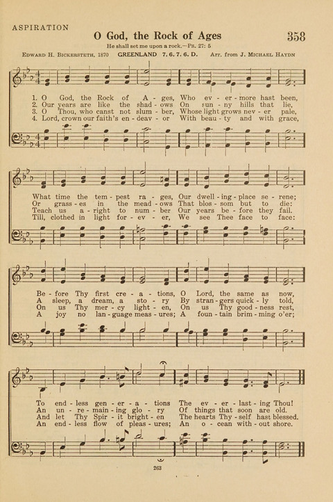 Church Hymnal, Mennonite: a collection of hymns and sacred songs suitable for use in public worship, worship in the home, and all general occasions (1st ed. ) [with Deutscher Anhang] page 263