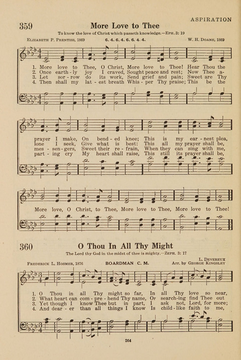 Church Hymnal, Mennonite: a collection of hymns and sacred songs suitable for use in public worship, worship in the home, and all general occasions (1st ed. ) [with Deutscher Anhang] page 264