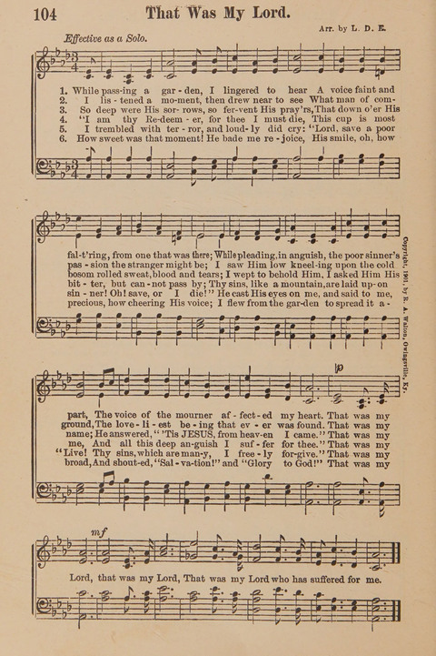 Conquest Hymns: New and Old for all Services page 104