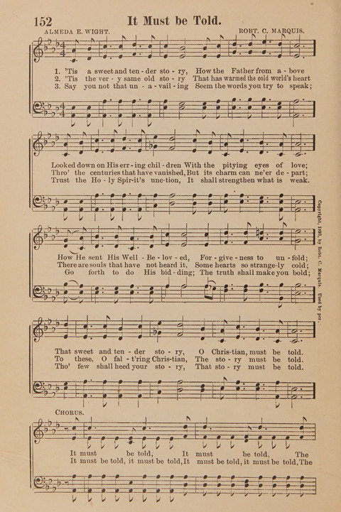 Conquest Hymns: New and Old for all Services page 152