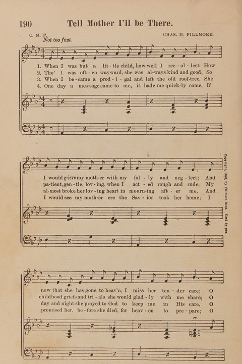 Conquest Hymns: New and Old for all Services page 190