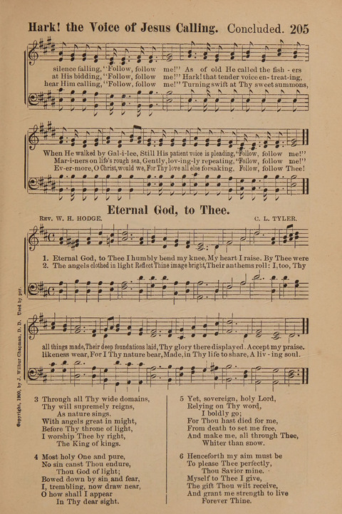Conquest Hymns: New and Old for all Services page 205