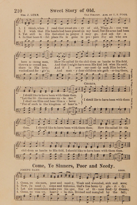 Conquest Hymns: New and Old for all Services page 210
