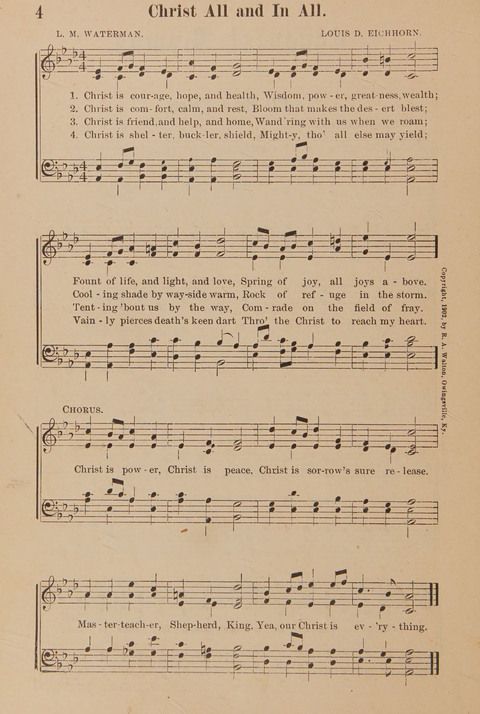 Conquest Hymns: New and Old for all Services page 4