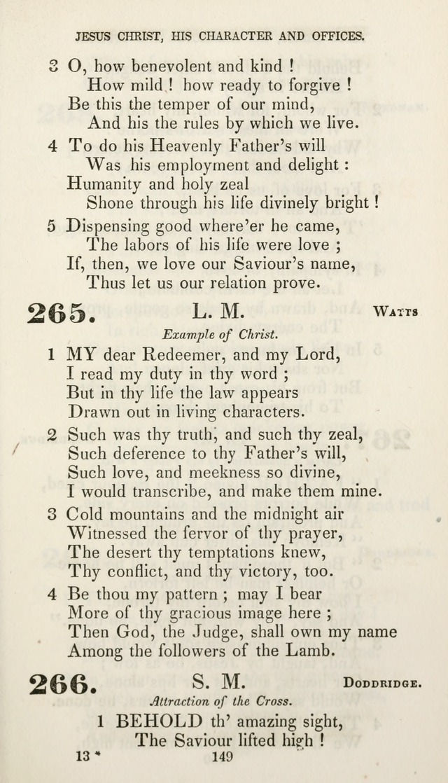 Christian Hymns for Public and Private Worship: a collection compiled  by a committee of the Cheshire Pastoral Association (11th ed.) page 149