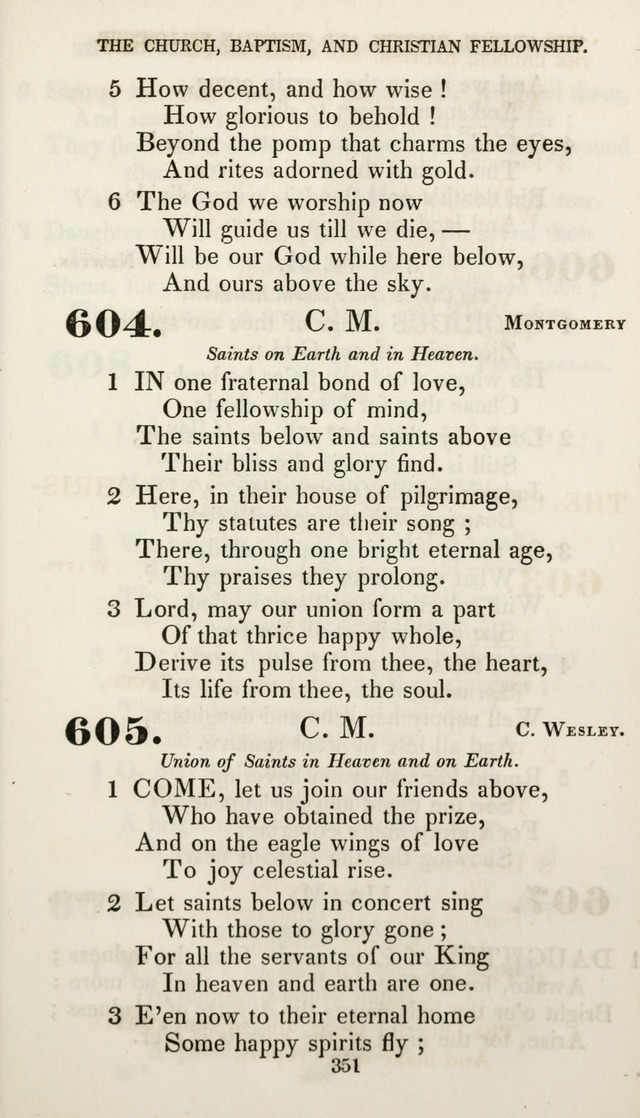 Christian Hymns for Public and Private Worship: a collection compiled  by a committee of the Cheshire Pastoral Association (11th ed.) page 351