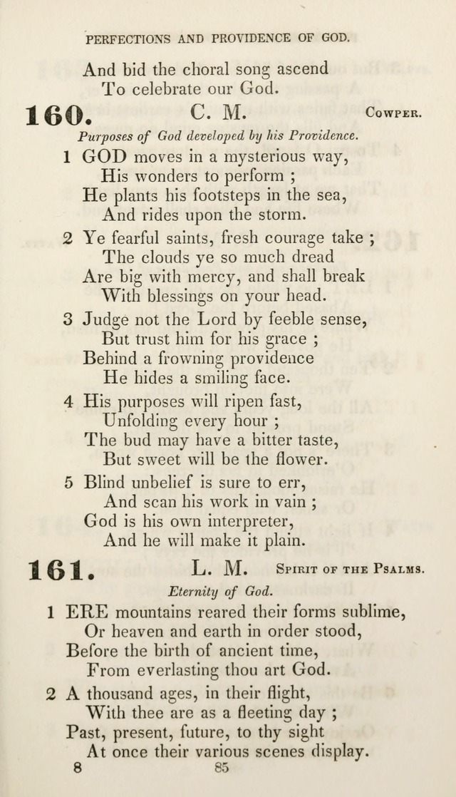 Christian Hymns for Public and Private Worship: a collection compiled  by a committee of the Cheshire Pastoral Association (11th ed.) page 85