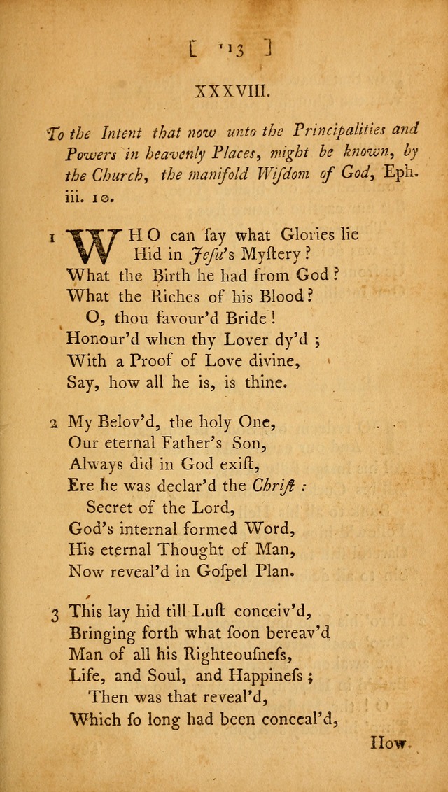 Christian Hymns, Poems, and Spiritual Songs: sacred to the praise of God our Saviour page 113