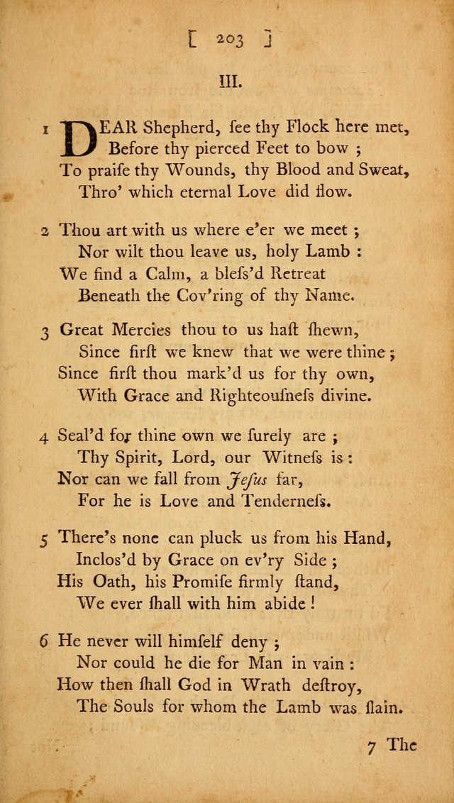 Christian Hymns, Poems, and Spiritual Songs: sacred to the praise of God our Saviour page 203