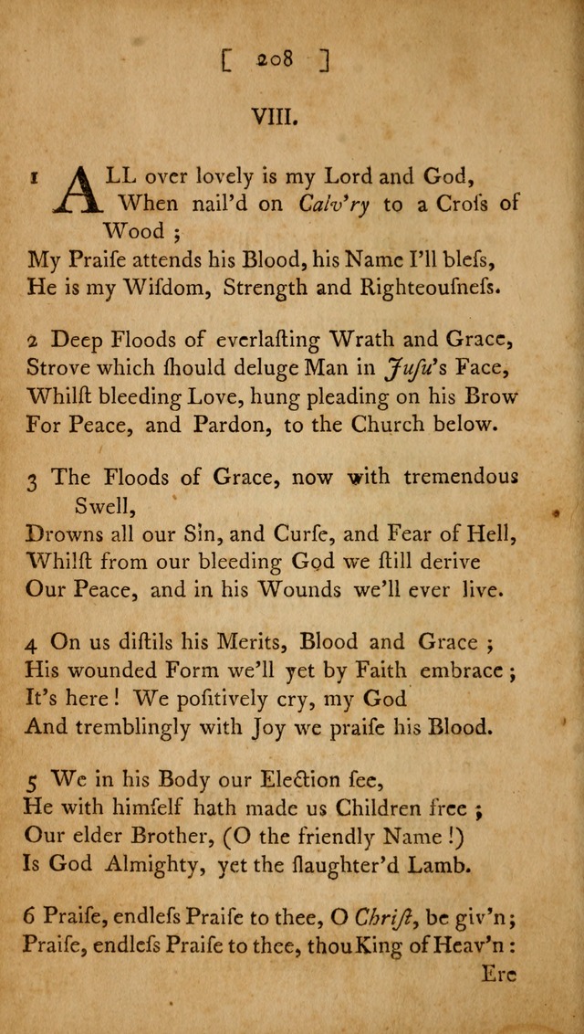 Christian Hymns, Poems, and Spiritual Songs: sacred to the praise of God our Saviour page 208