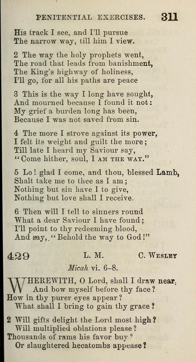 A Collection of Hymns for Public, Social, and Domestic Worship page 313