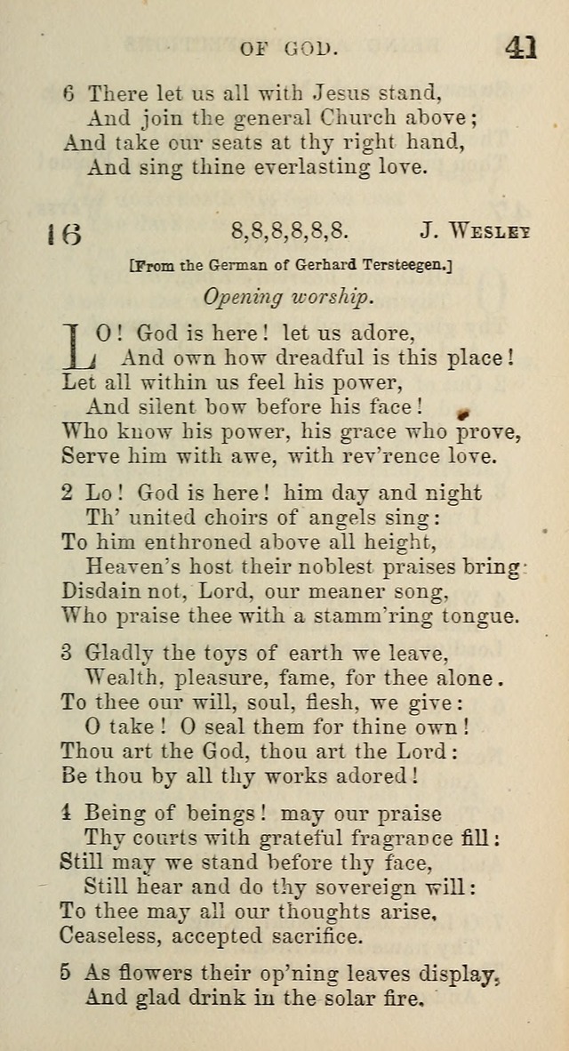 A Collection of Hymns for Public, Social, and Domestic Worship page 41