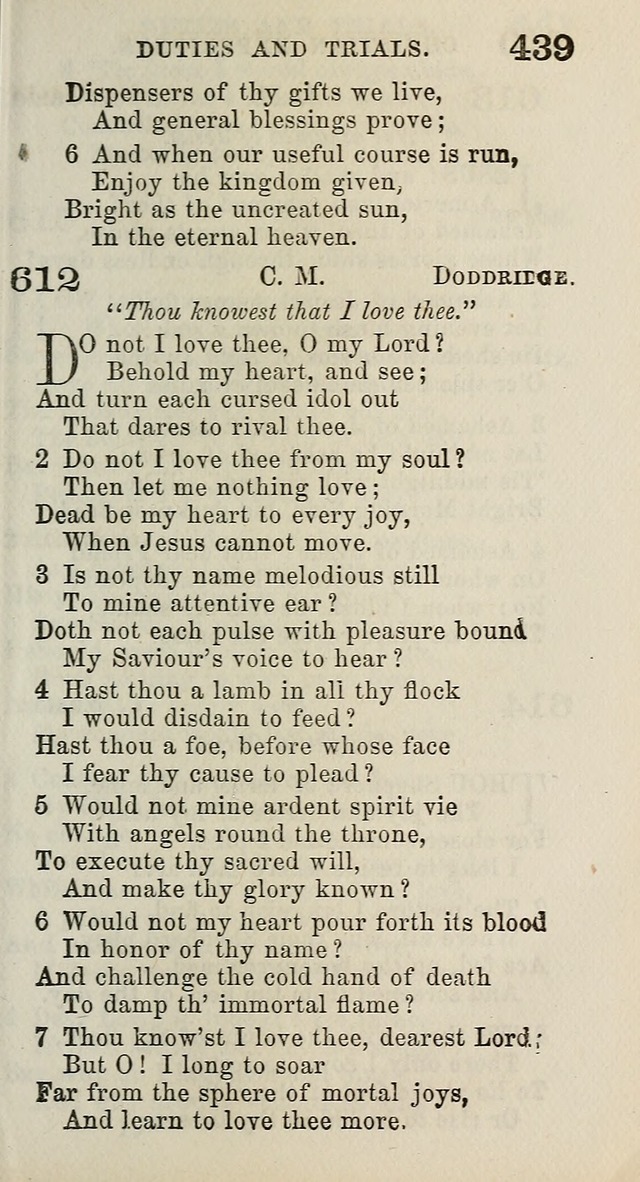 A Collection of Hymns for Public, Social, and Domestic Worship page 443