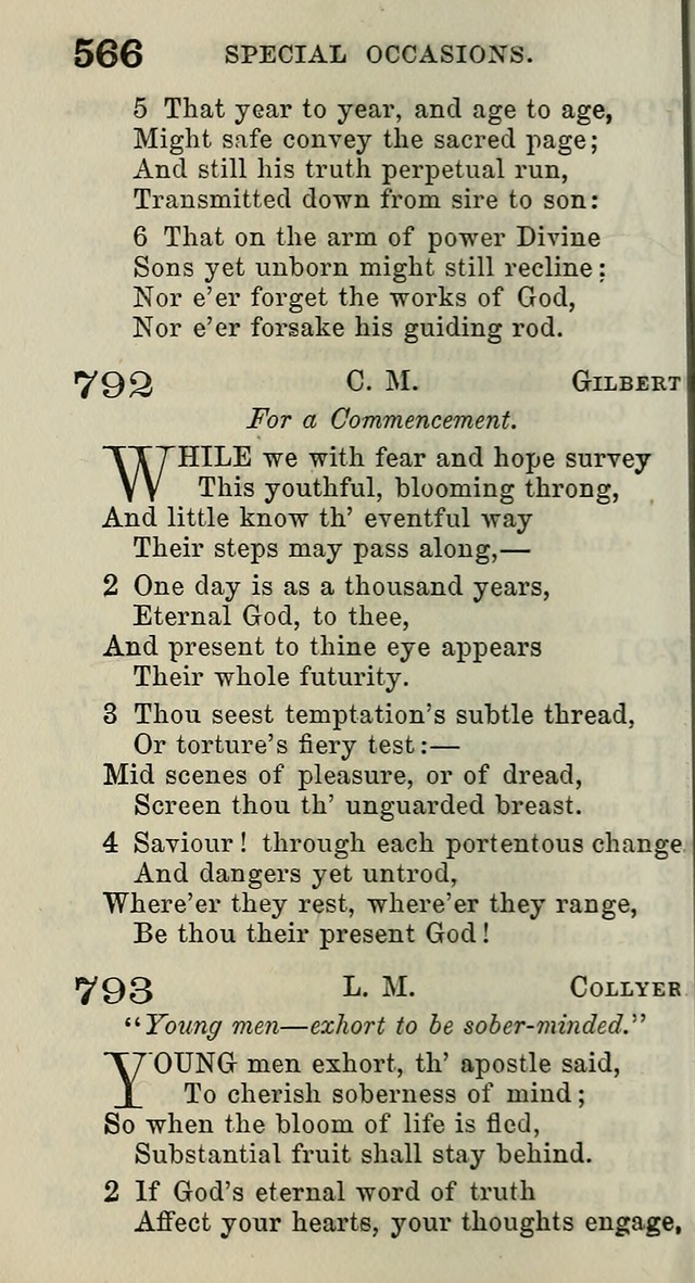 A Collection of Hymns for Public, Social, and Domestic Worship page 570