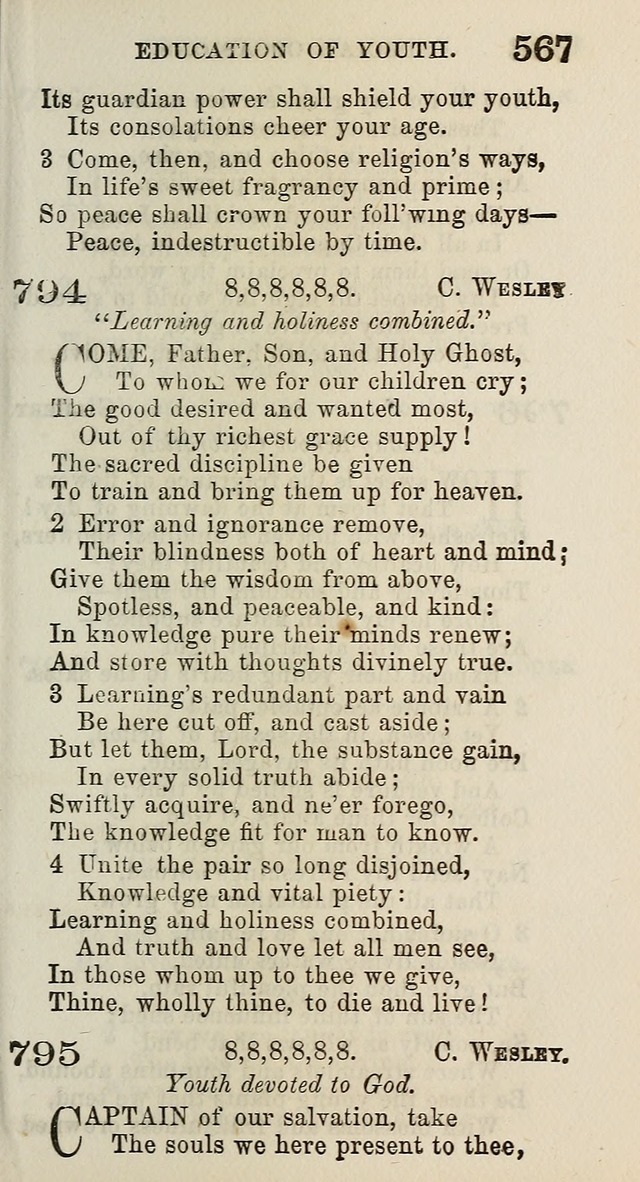 A Collection of Hymns for Public, Social, and Domestic Worship page 571
