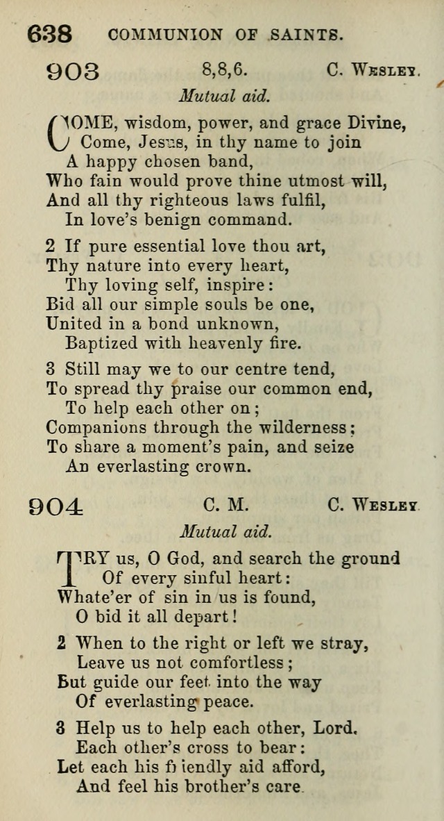 A Collection of Hymns for Public, Social, and Domestic Worship page 642