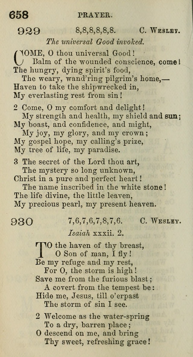 A Collection of Hymns for Public, Social, and Domestic Worship page 662
