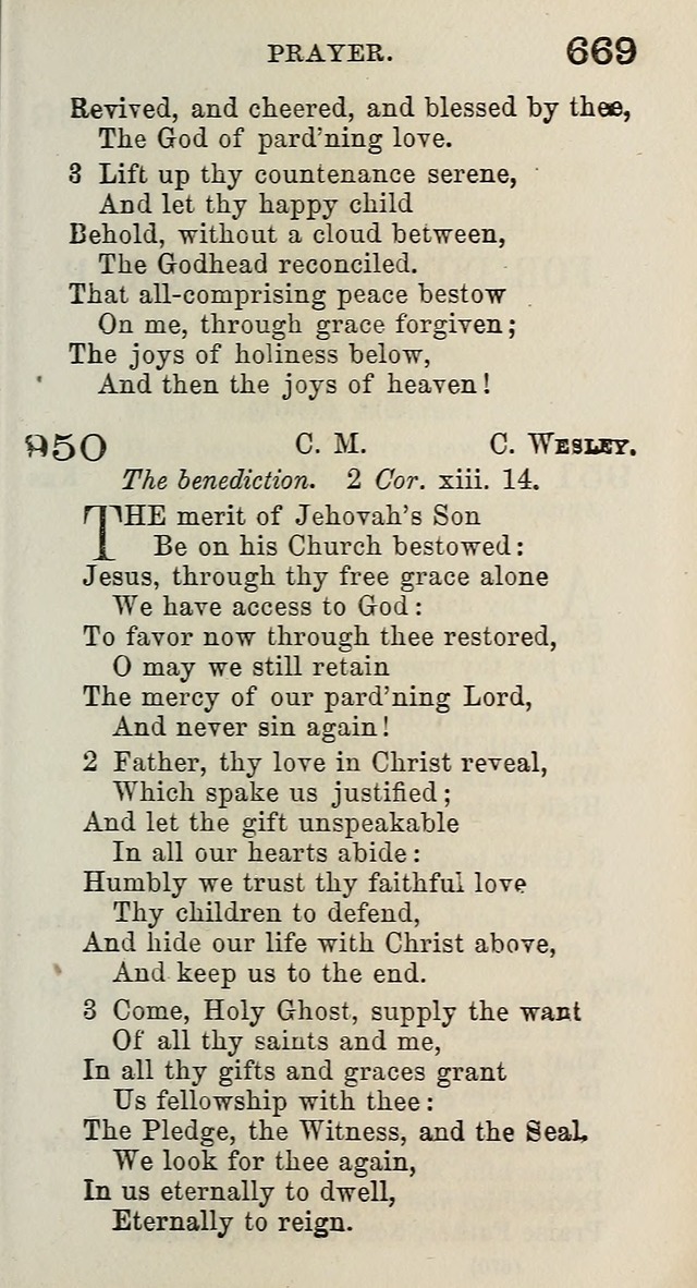 A Collection of Hymns for Public, Social, and Domestic Worship page 673