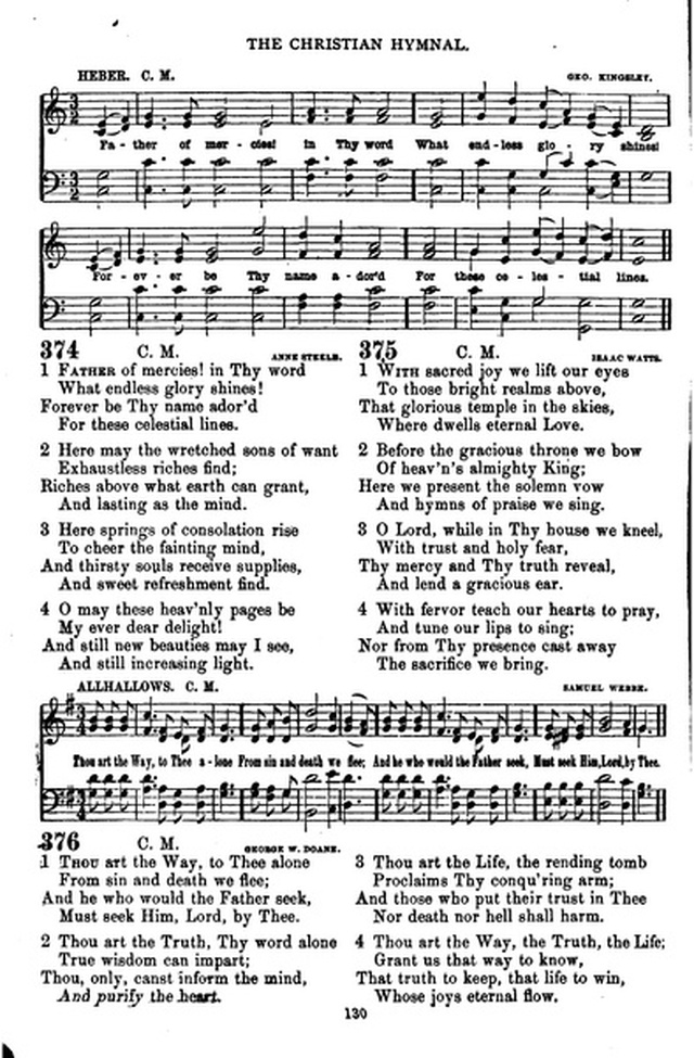 The Christian hymnal: a collection of hymns and tunes for congregational and social worship; in two parts (Rev.) page 130