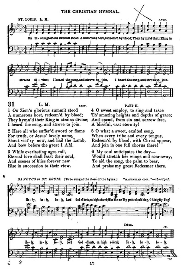 On Zion's glorious summit stand | Hymnary.org