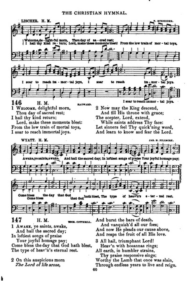 The Christian hymnal: a collection of hymns and tunes for congregational and social worship; in two parts (Rev.) page 60
