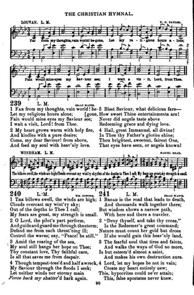 The Christian hymnal: a collection of hymns and tunes for congregational and social worship; in two parts (Rev.) page 90