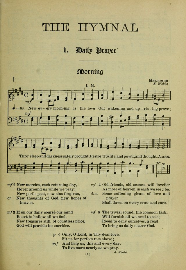 The Church Hymnal: containing hymns approved and set forth by the general conventions of 1892 and 1916; together with hymns for the use of guilds and brotherhoods, and for special occasions (Rev. ed) page 2