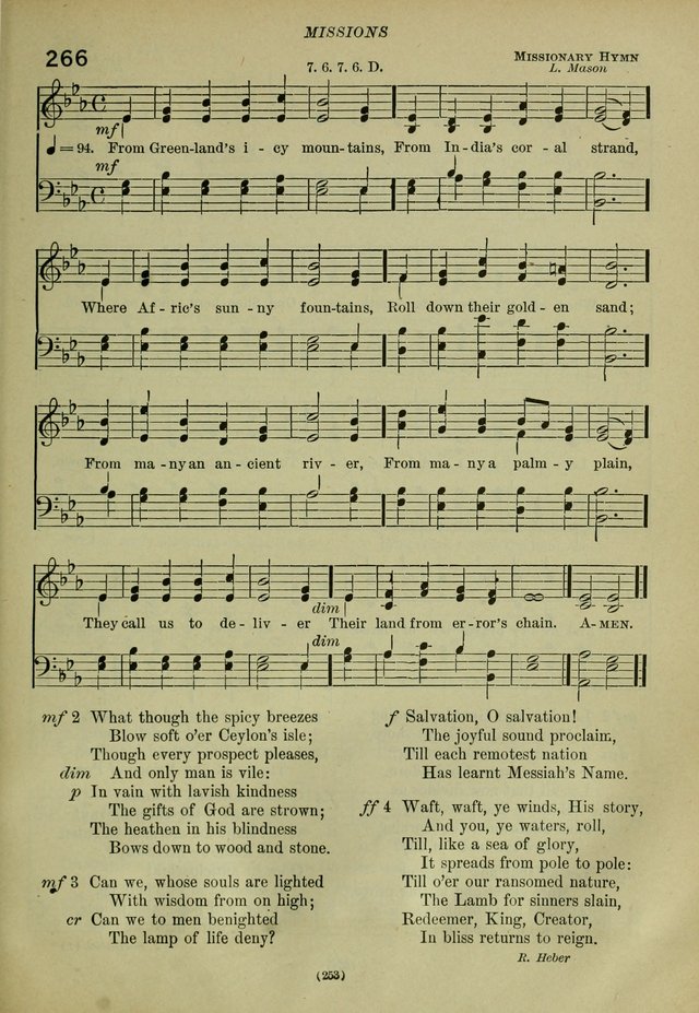The Church Hymnal: containing hymns approved and set forth by the general conventions of 1892 and 1916; together with hymns for the use of guilds and brotherhoods, and for special occasions (Rev. ed) page 254