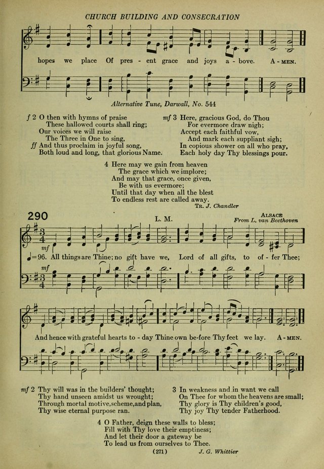 The Church Hymnal: containing hymns approved and set forth by the general conventions of 1892 and 1916; together with hymns for the use of guilds and brotherhoods, and for special occasions (Rev. ed) page 272