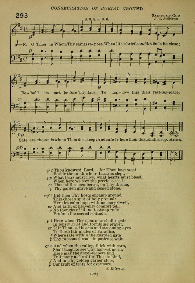 The Church Hymnal: containing hymns approved and set forth by the general conventions of 1892 and 1916; together with hymns for the use of guilds and brotherhoods, and for special occasions (Rev. ed) page 275