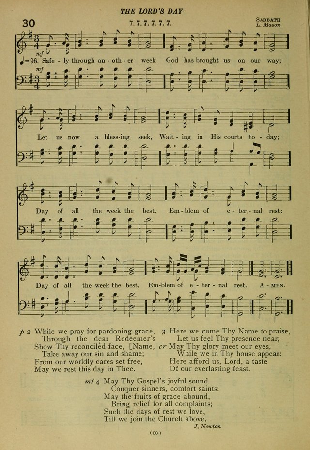 The Church Hymnal: containing hymns approved and set forth by the general conventions of 1892 and 1916; together with hymns for the use of guilds and brotherhoods, and for special occasions (Rev. ed) page 31