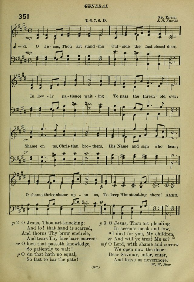 The Church Hymnal: containing hymns approved and set forth by the general conventions of 1892 and 1916; together with hymns for the use of guilds and brotherhoods, and for special occasions (Rev. ed) page 328