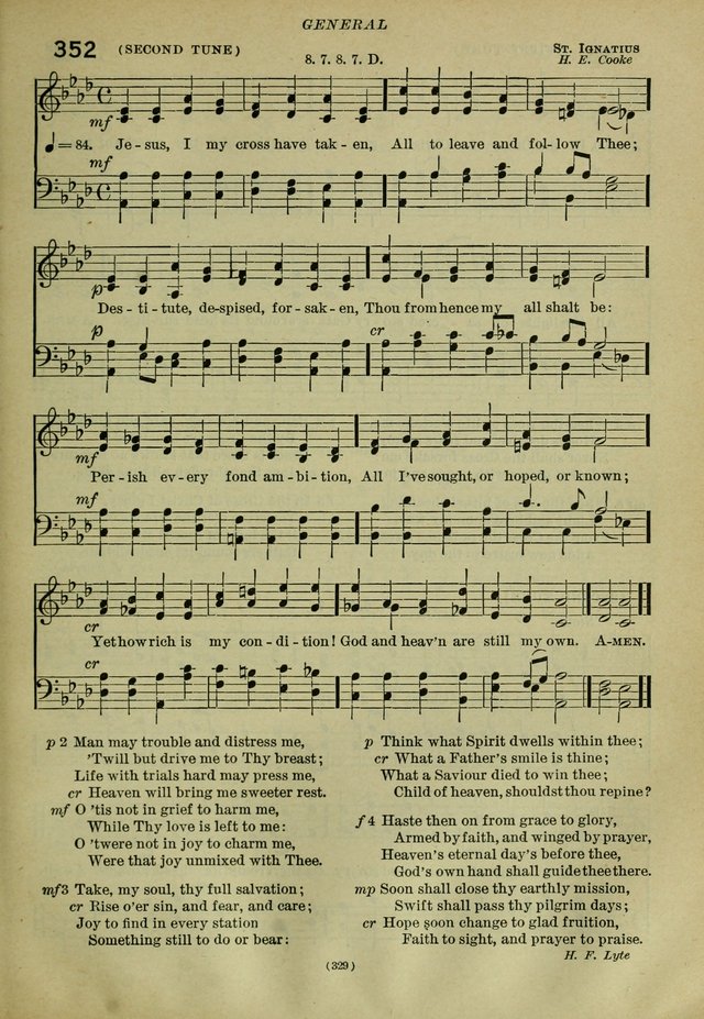 The Church Hymnal: containing hymns approved and set forth by the general conventions of 1892 and 1916; together with hymns for the use of guilds and brotherhoods, and for special occasions (Rev. ed) page 330