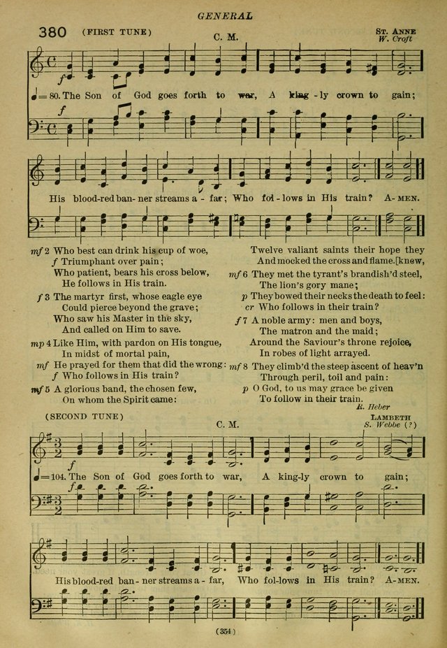 The Church Hymnal: containing hymns approved and set forth by the general conventions of 1892 and 1916; together with hymns for the use of guilds and brotherhoods, and for special occasions (Rev. ed) page 355