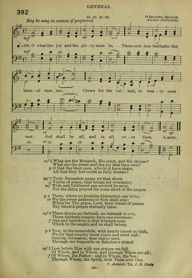 The Church Hymnal: containing hymns approved and set forth by the general conventions of 1892 and 1916; together with hymns for the use of guilds and brotherhoods, and for special occasions (Rev. ed) page 368