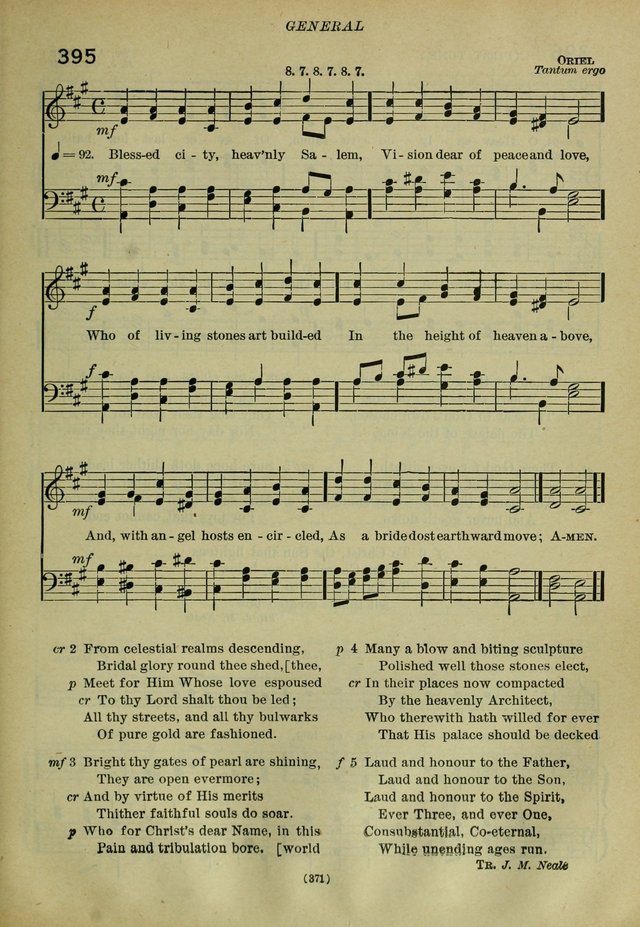 The Church Hymnal: containing hymns approved and set forth by the general conventions of 1892 and 1916; together with hymns for the use of guilds and brotherhoods, and for special occasions (Rev. ed) page 372