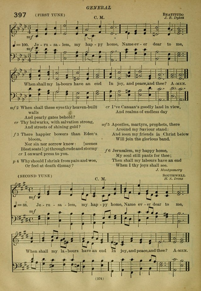 The Church Hymnal: containing hymns approved and set forth by the general conventions of 1892 and 1916; together with hymns for the use of guilds and brotherhoods, and for special occasions (Rev. ed) page 375