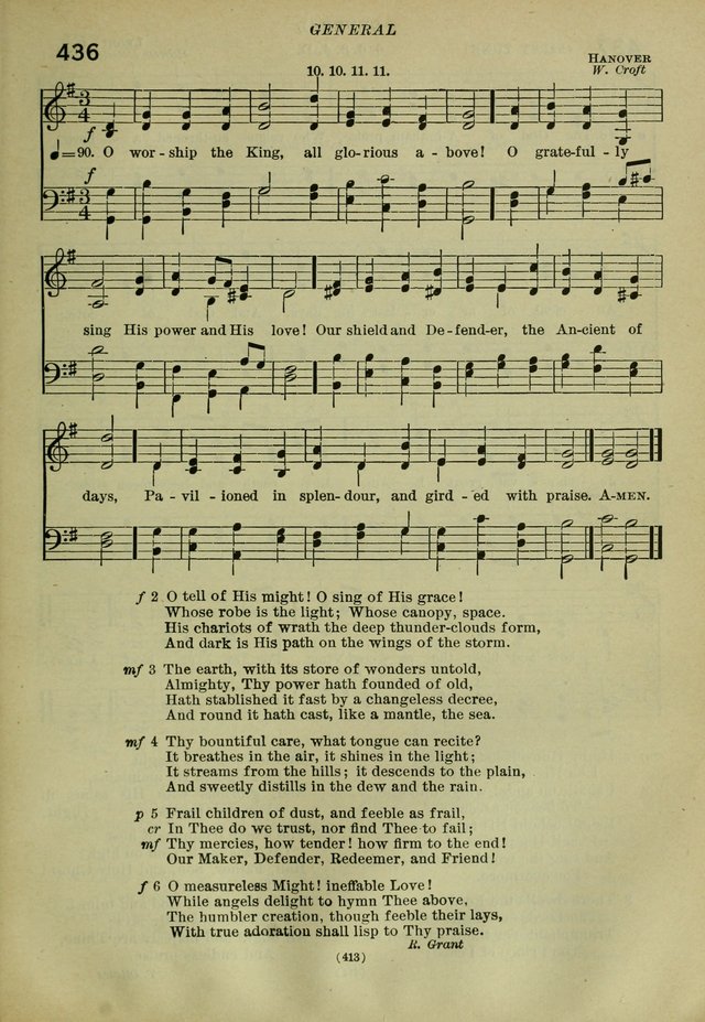 The Church Hymnal: containing hymns approved and set forth by the general conventions of 1892 and 1916; together with hymns for the use of guilds and brotherhoods, and for special occasions (Rev. ed) page 414