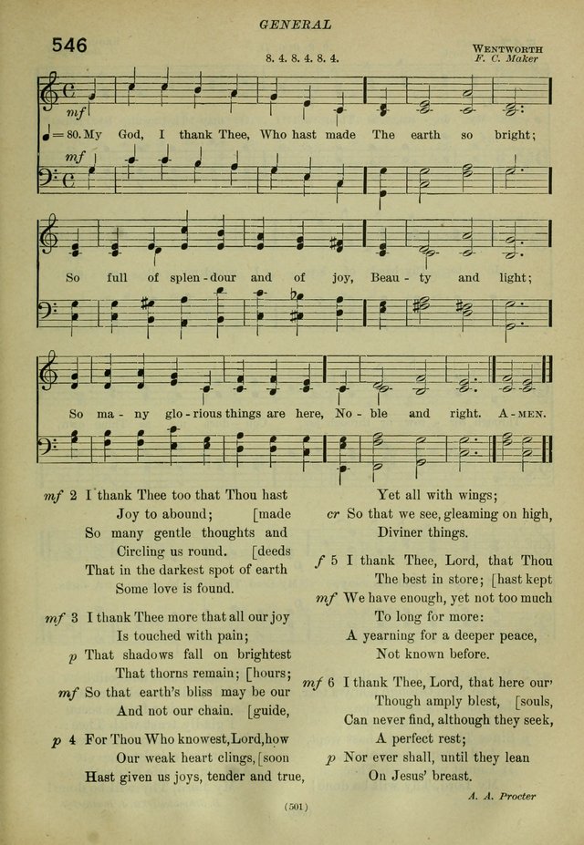 The Church Hymnal: containing hymns approved and set forth by the general conventions of 1892 and 1916; together with hymns for the use of guilds and brotherhoods, and for special occasions (Rev. ed) page 502